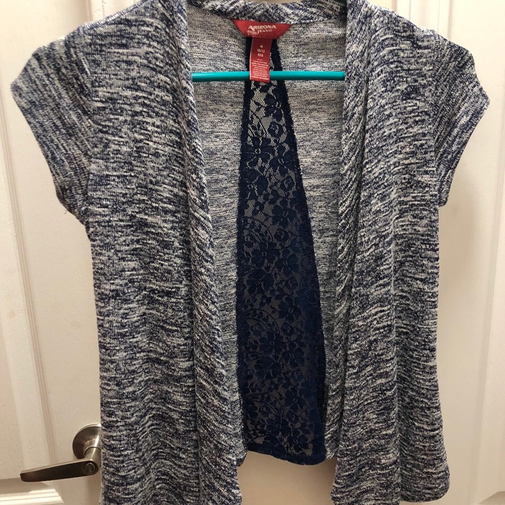 Arizona Jean company Girls M 10/12 blue/white